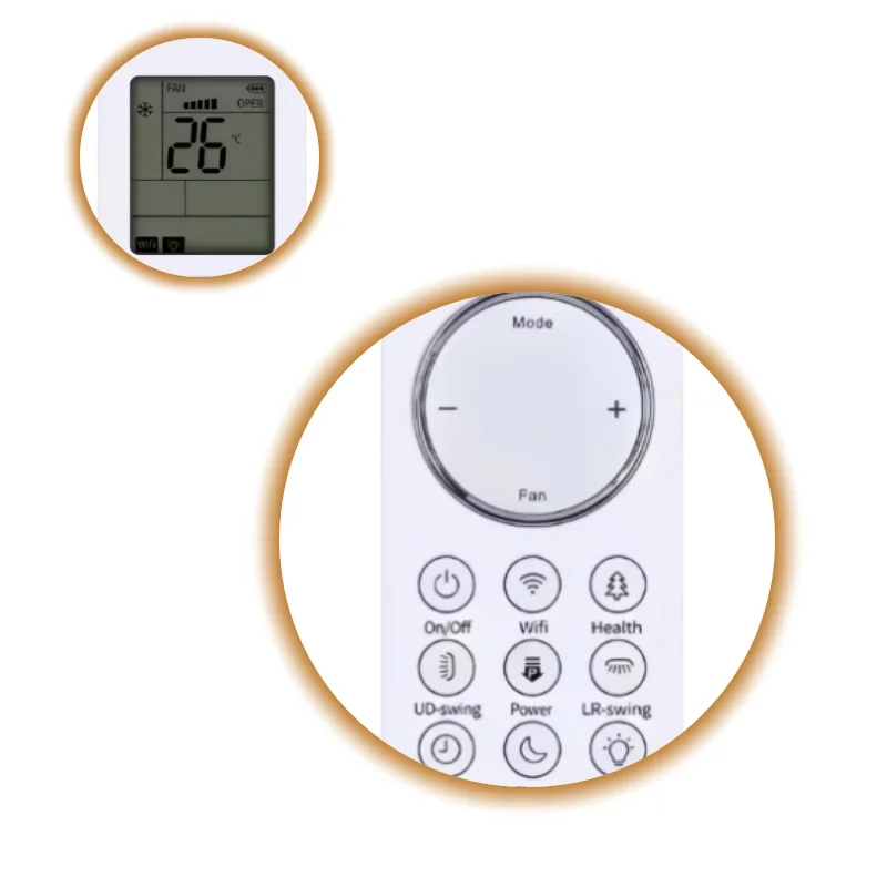 YBE1FB8 Air Conditioning Remote Control for Home Cooling System Replacement Controller New