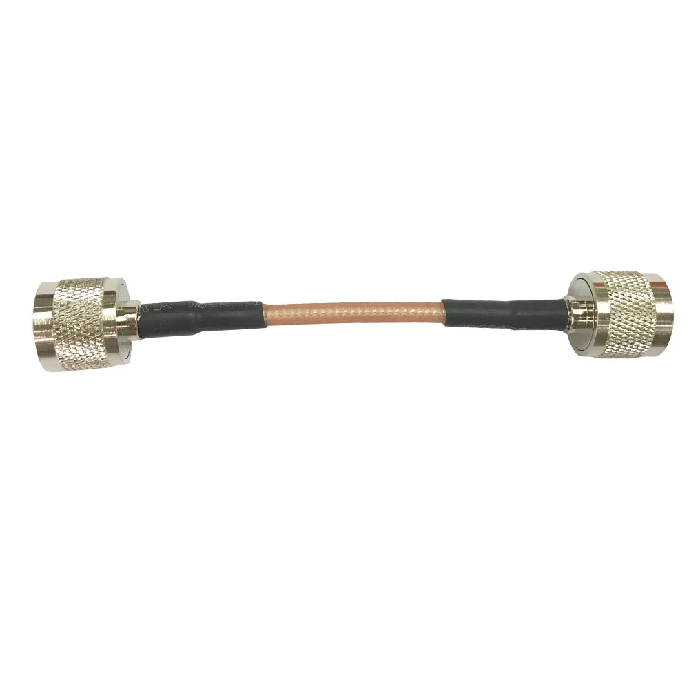 1Pcs RG142 N Male Plug to N Male plug Connector RF Coaxial Jumper Pigtail Cable RG-142 Extension Cable 15CM 50CM 1M 5M 10M