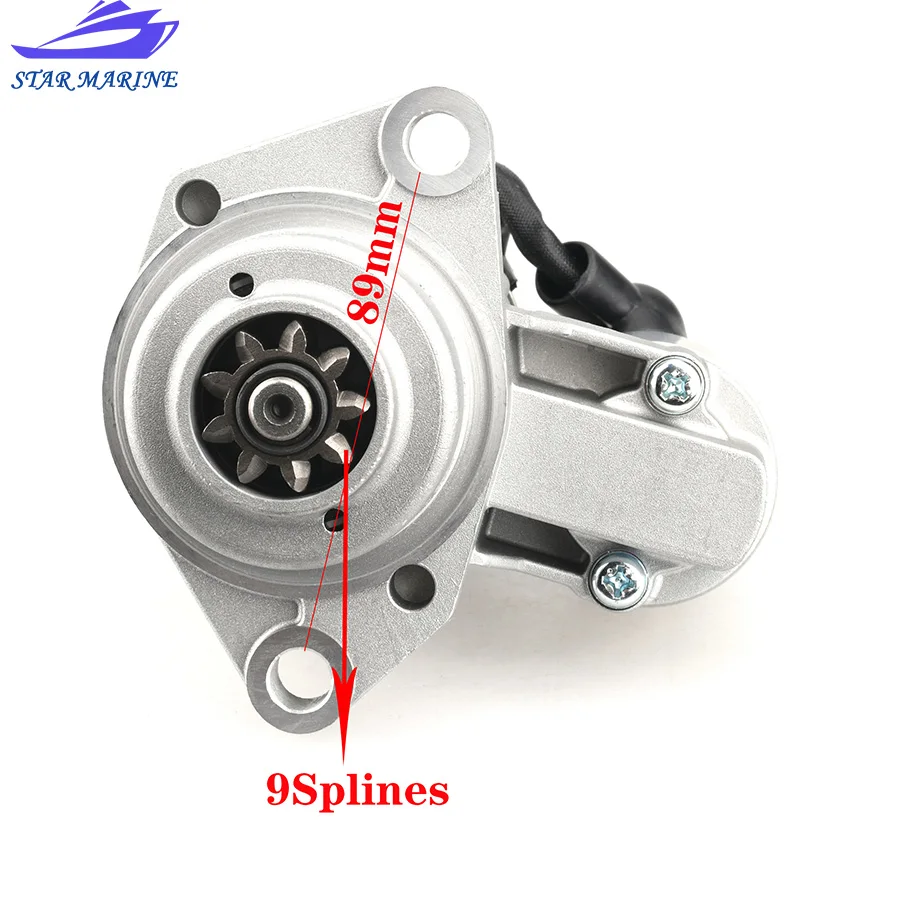 31200-ZY6-003 Starter Motor for Marine Boat Motor BF135 BF150 BF75 BF90 MHG019 MHG026 M0T60981 19608N Engine Parts