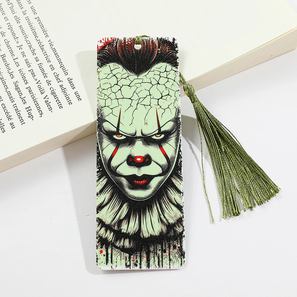 Horror Movie Killer Bookmark - Horror Theme Bookmark, Favorite Horror Movies, Fans' Birthday, Christmas, Learning Gifts