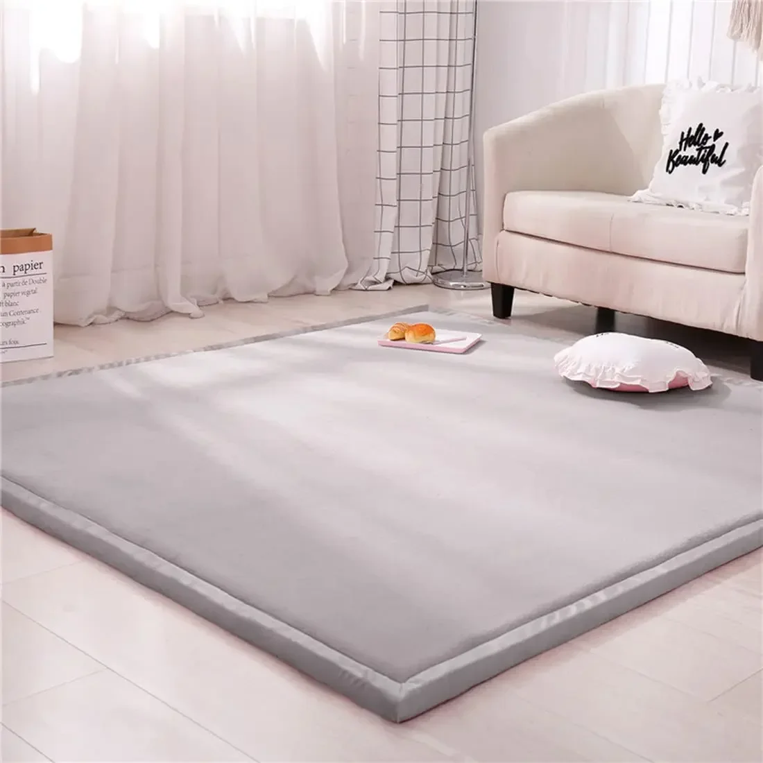 3 Cm Dikke Baby Speelkleed Gewatteerde Schuim Kruipkleed Voor Kinderen Speelkamer Kinderkamer Woonkamer Zachte Vloermat Baby activiteit Tapijt