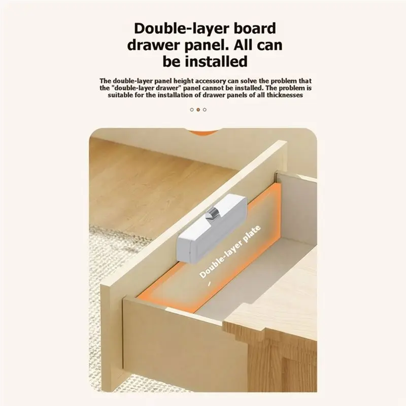 【PHONE ACCESSORY】Electronic Hidden Drawer Lock No Drill Smart Cabinet Lock Invisible For Furniture Wardrobe