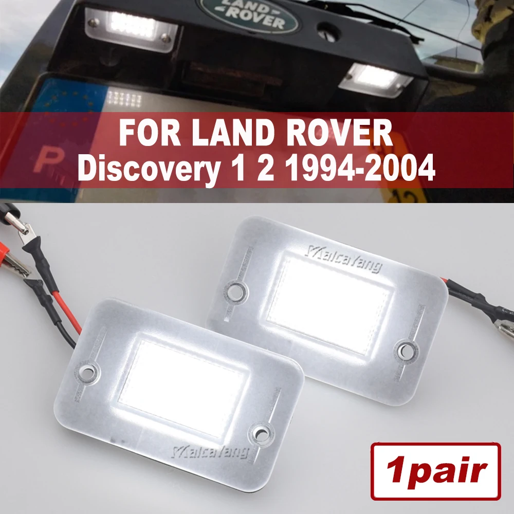 

LED Number License Plate Lights Lamps For Land Rover Discovery 1 1994-1998 Discover 2 L318 1998-2004 Oem XFC500050