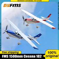 In Stock Fms 1500mm Cessna 182 Trainer Electric Pnp Remote Control Model Airplane Fixed Wing Outdoor Rc Airplane Toys Kids Gift