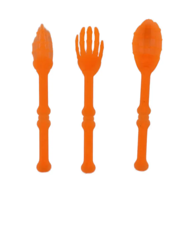 Halloween Decorations Fake Tableware Restaurant Forks and Spoons Props