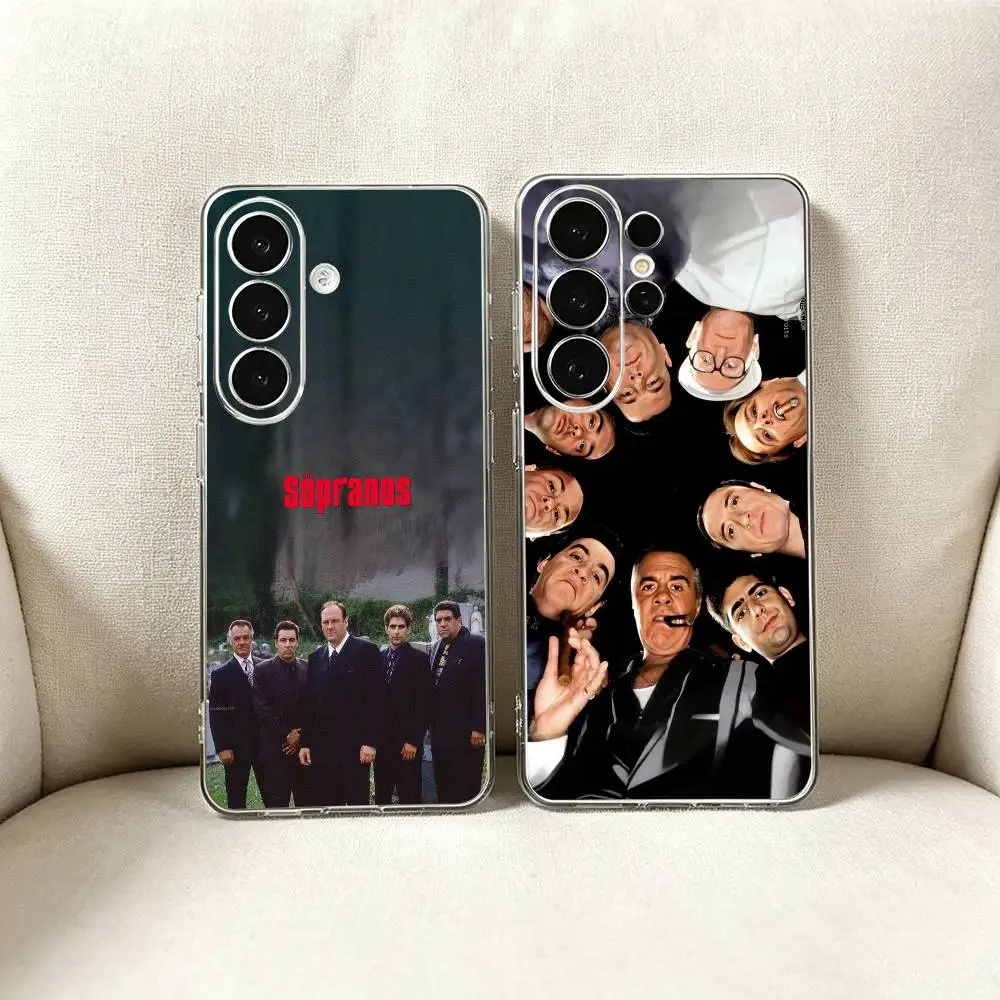 The S-Sopranos T-Tony  Phone Case For Samsung S25,Ultra,S24,S21,S22,S23,S30,Plus,Fe,Lite Transparent Cover