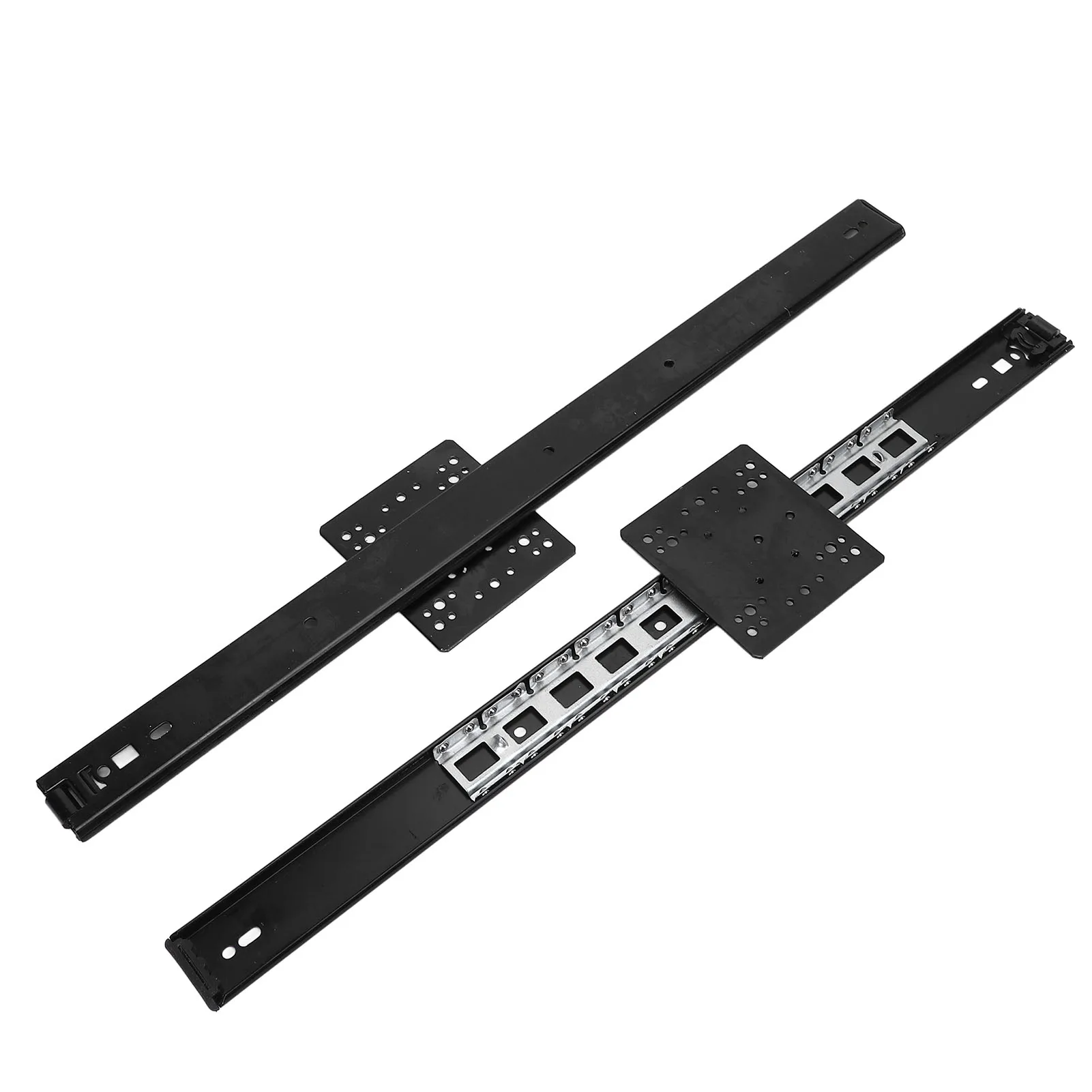 

1 пара 20-дюймовых направляющих, ширина 35 мм, 20 кг, несущая нагрузка, скрытая направляющая для раздвижных дверей для шкафа, шкафа