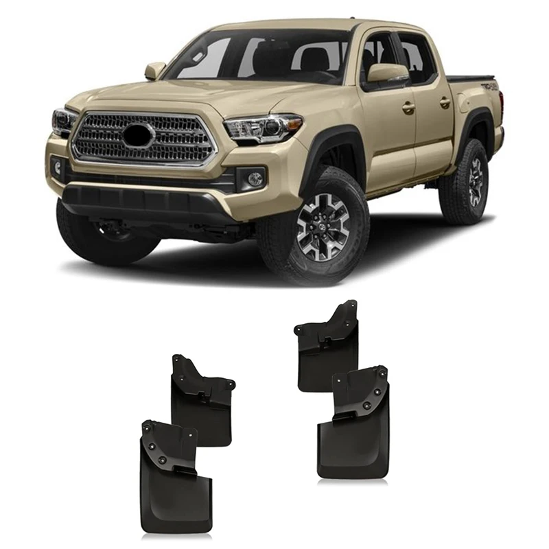 

Flying Wing 4x4 Offroad Auto Accessories Mud Guards For 2016-2023 Tacoma Mud Guards
