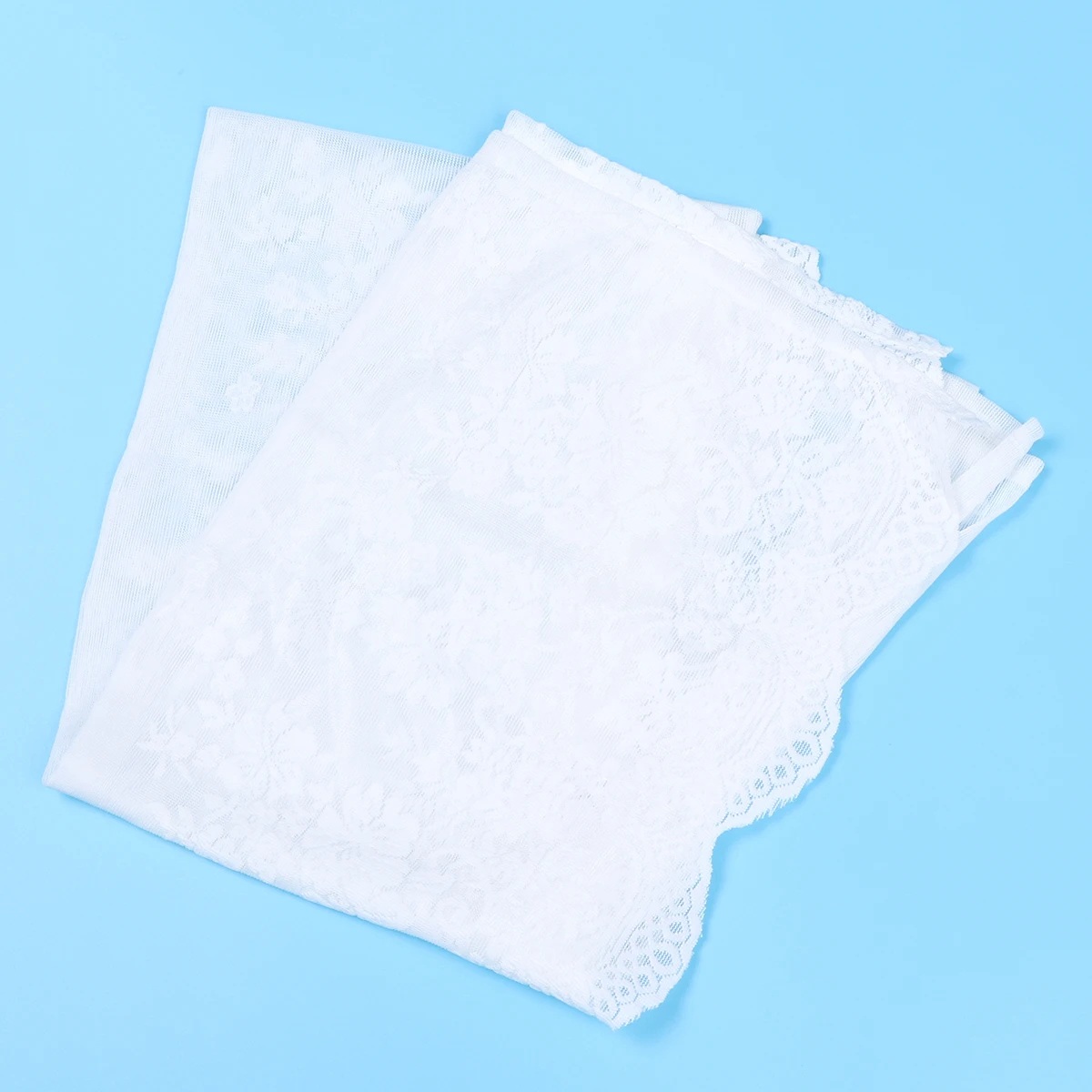 

1pc 137X61Cm Lace Short Curtain Sun Proof Half Curtain For Bedroom Kitchen Cabinet Window Decorative Shade Tulle Light Filtering