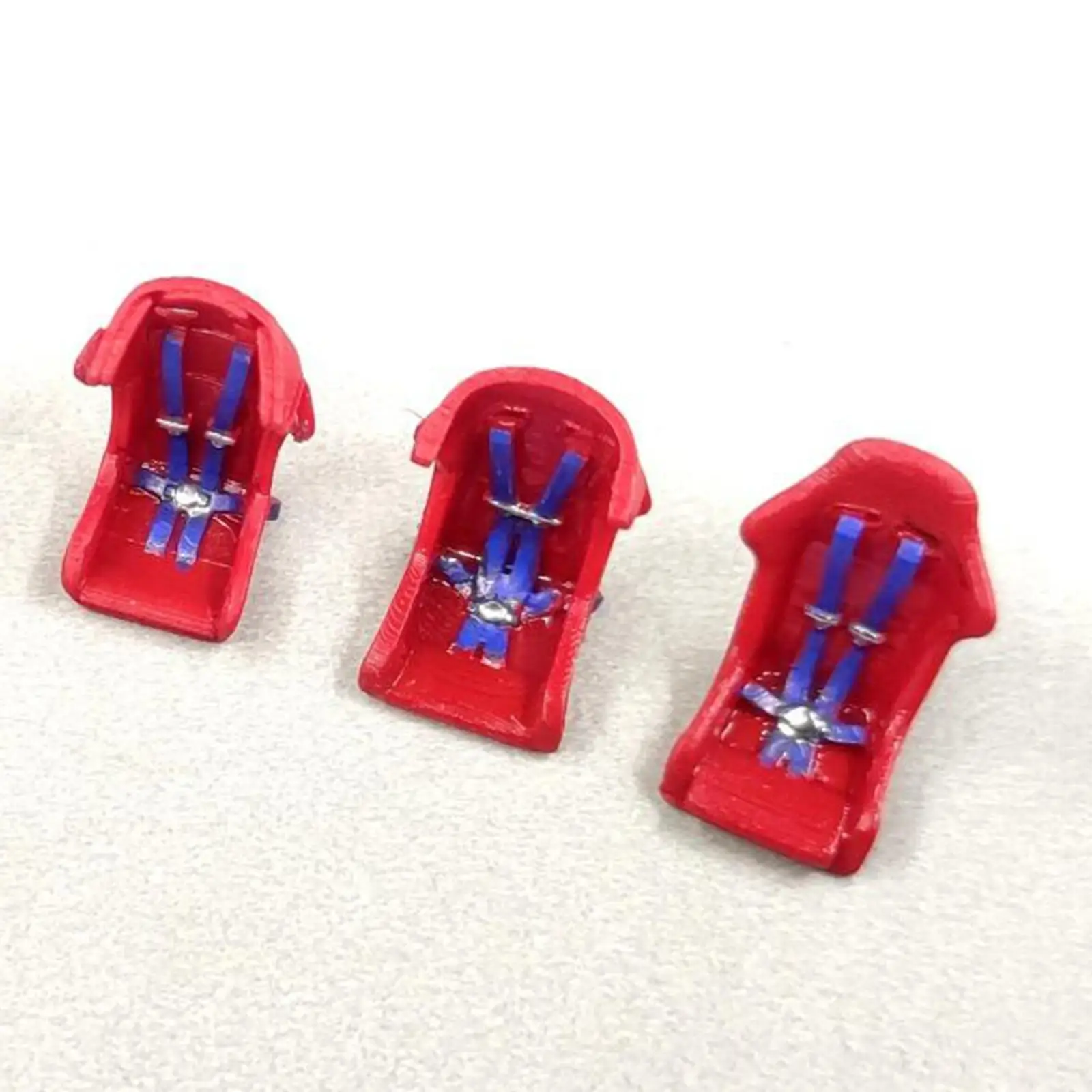 1/64 Scale Car Bucket Seat Mini Car Interior Accessory for Architectural Buildings