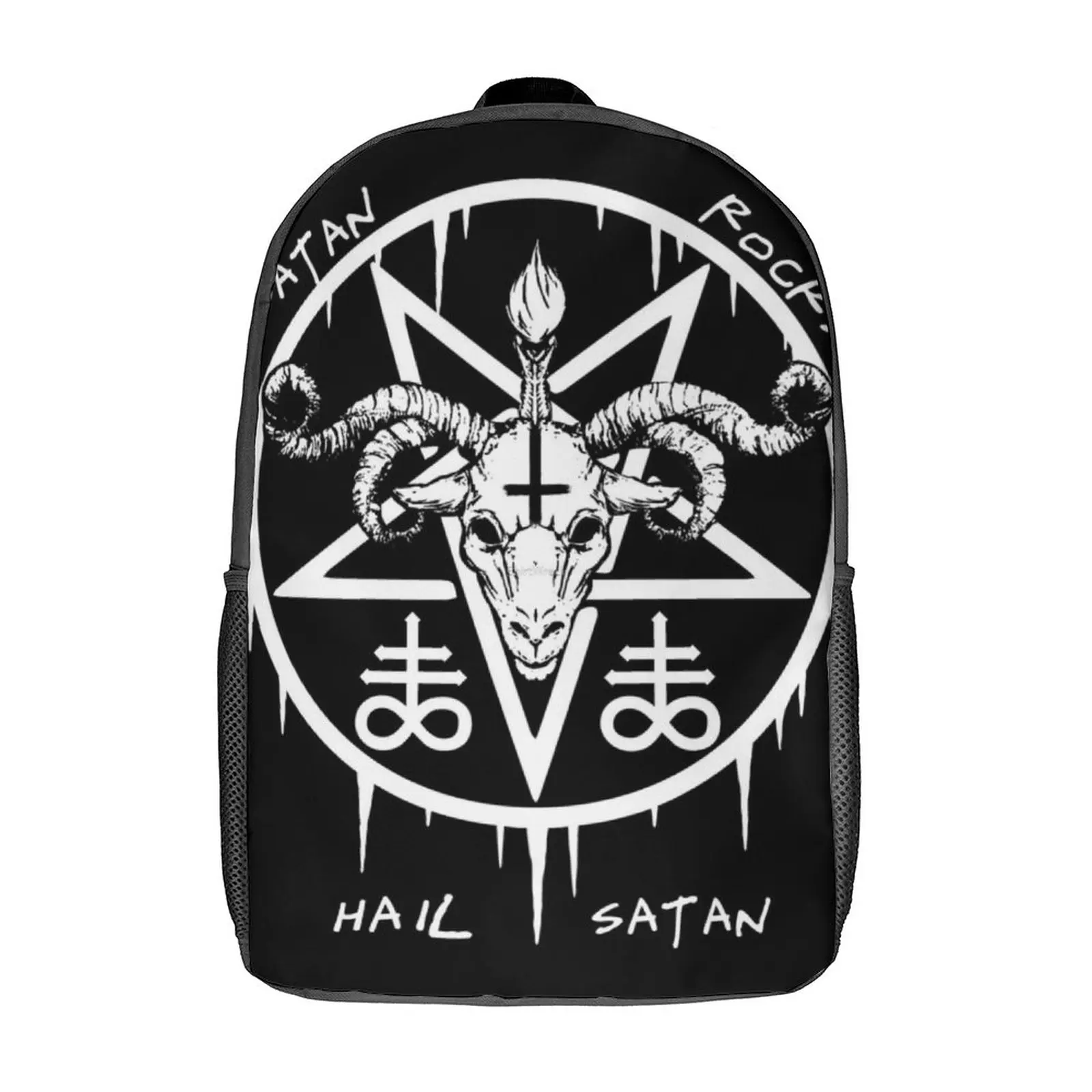 Baphomet Backpack Witchcraft Illuminati Occult Goat Teenager Large Capacity Daypack High School Bags for Men Bookbag Backpacks