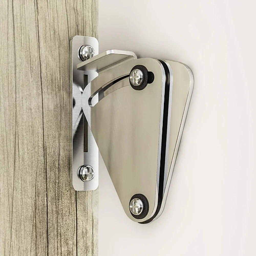 Barn Door Large Size Latch Lock Barn Door Accessories for Doors Garage Shed Wood Glass Gates Anti Theft Closet Easy Install