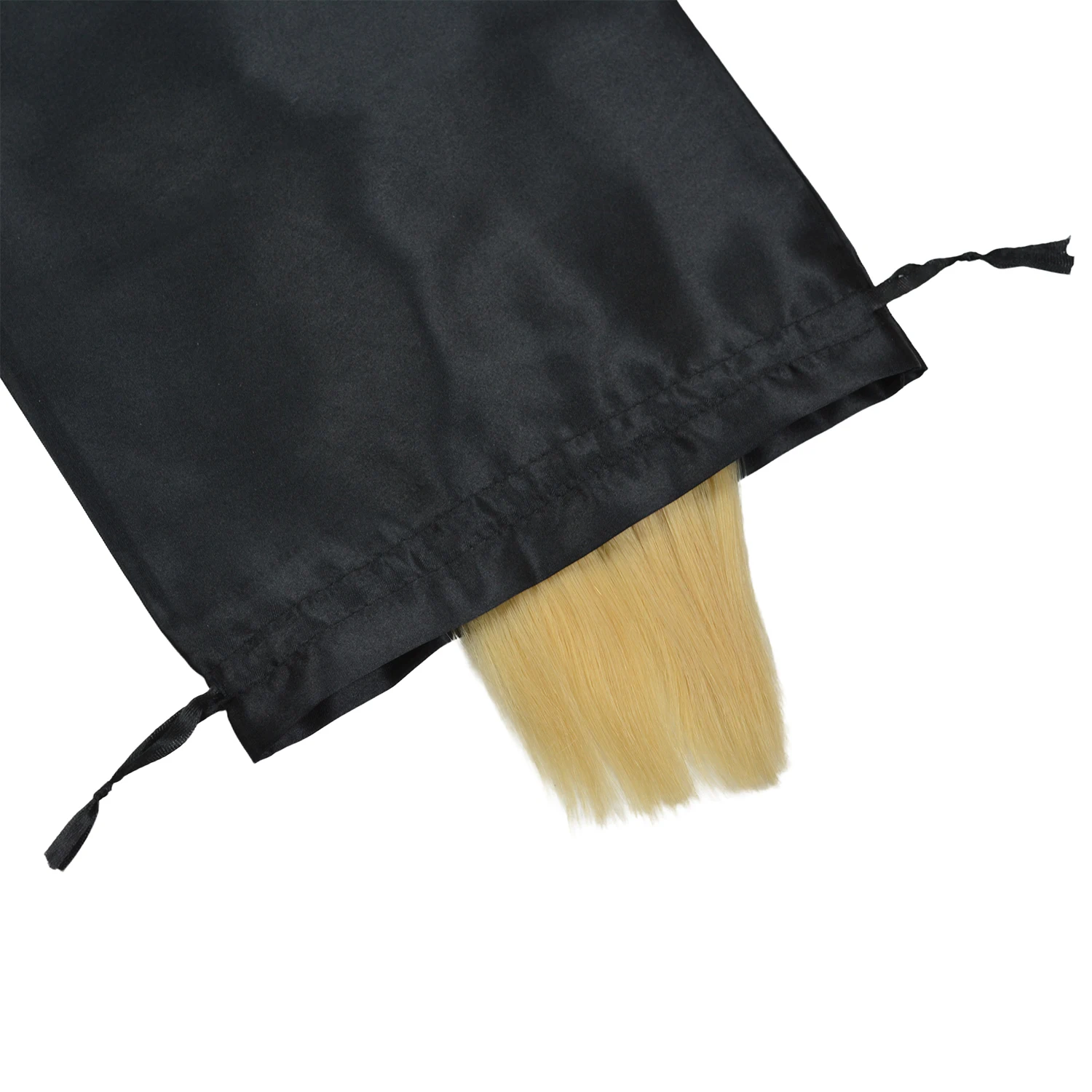 1 pc 9.7*13.8Inch Wig Hair Packaging Bags Black Soft Bags for Hair Wig Packaging Tools for Home And Salon Use