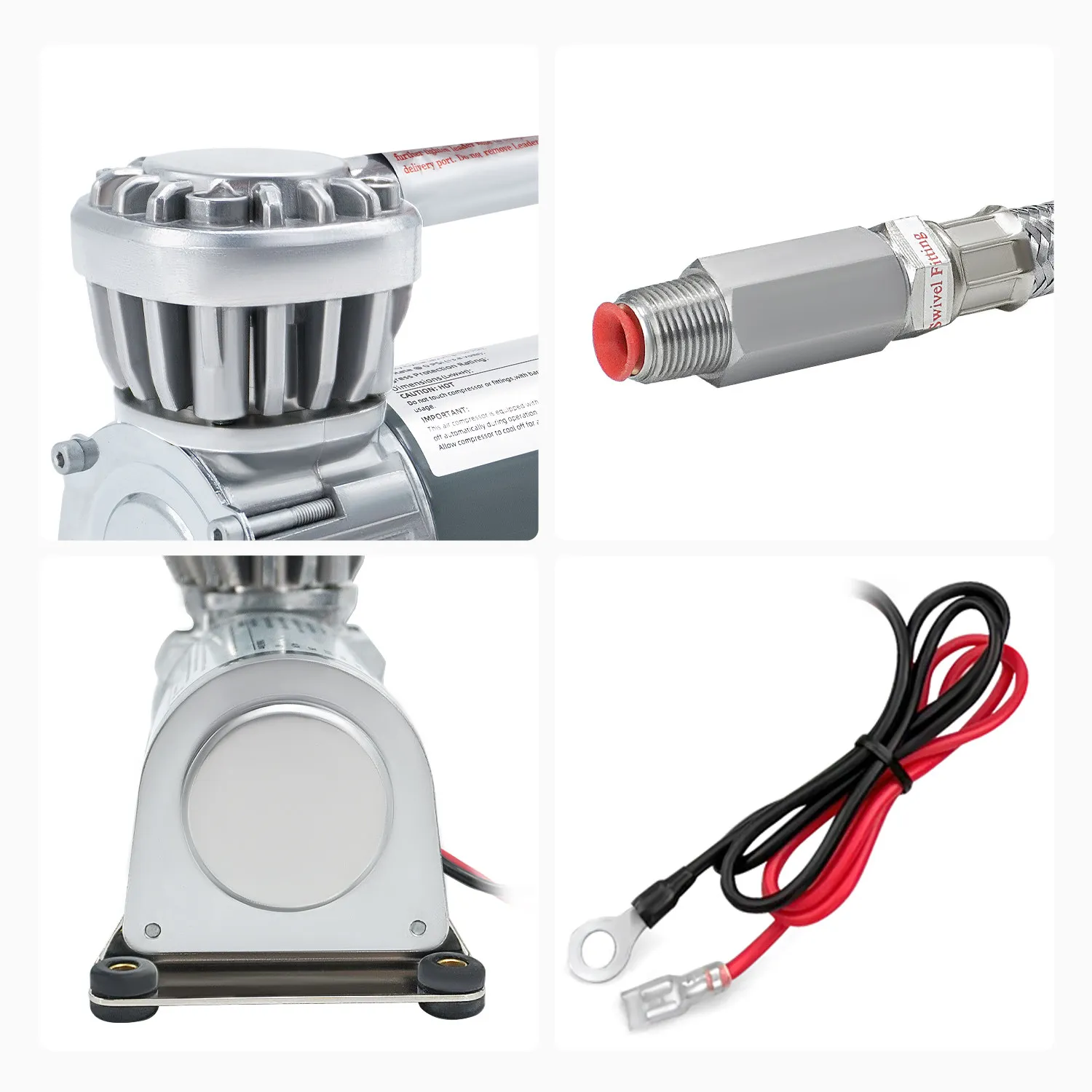 150C Micro Compressor 12V24V DC Air Pump Robot Air Suspension Needleless Injection Shock Wave