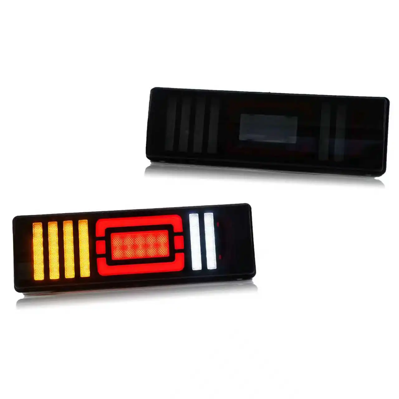 

DK Motion LED Tail Lamp For Toyota Land Cruiser 70 Series FJ75 LC79 Rear Running Stop Reverse Turn Signal Reflector Fog Lamp