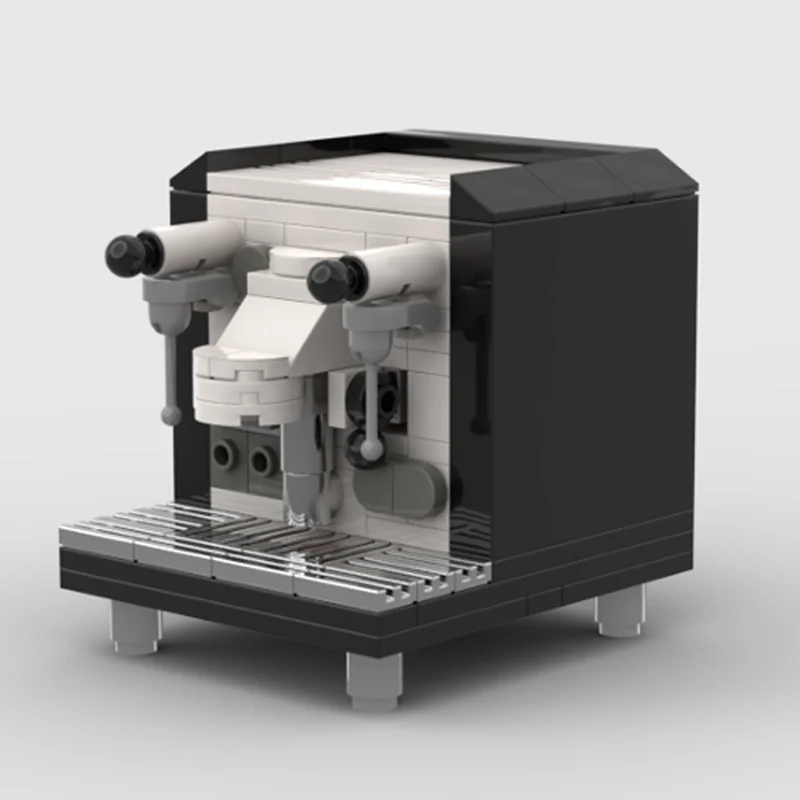 City Street View Model MOC Building Bricks Coffee Grinder Modular Technology Gifts Holiday Assemble Children Toys Suit