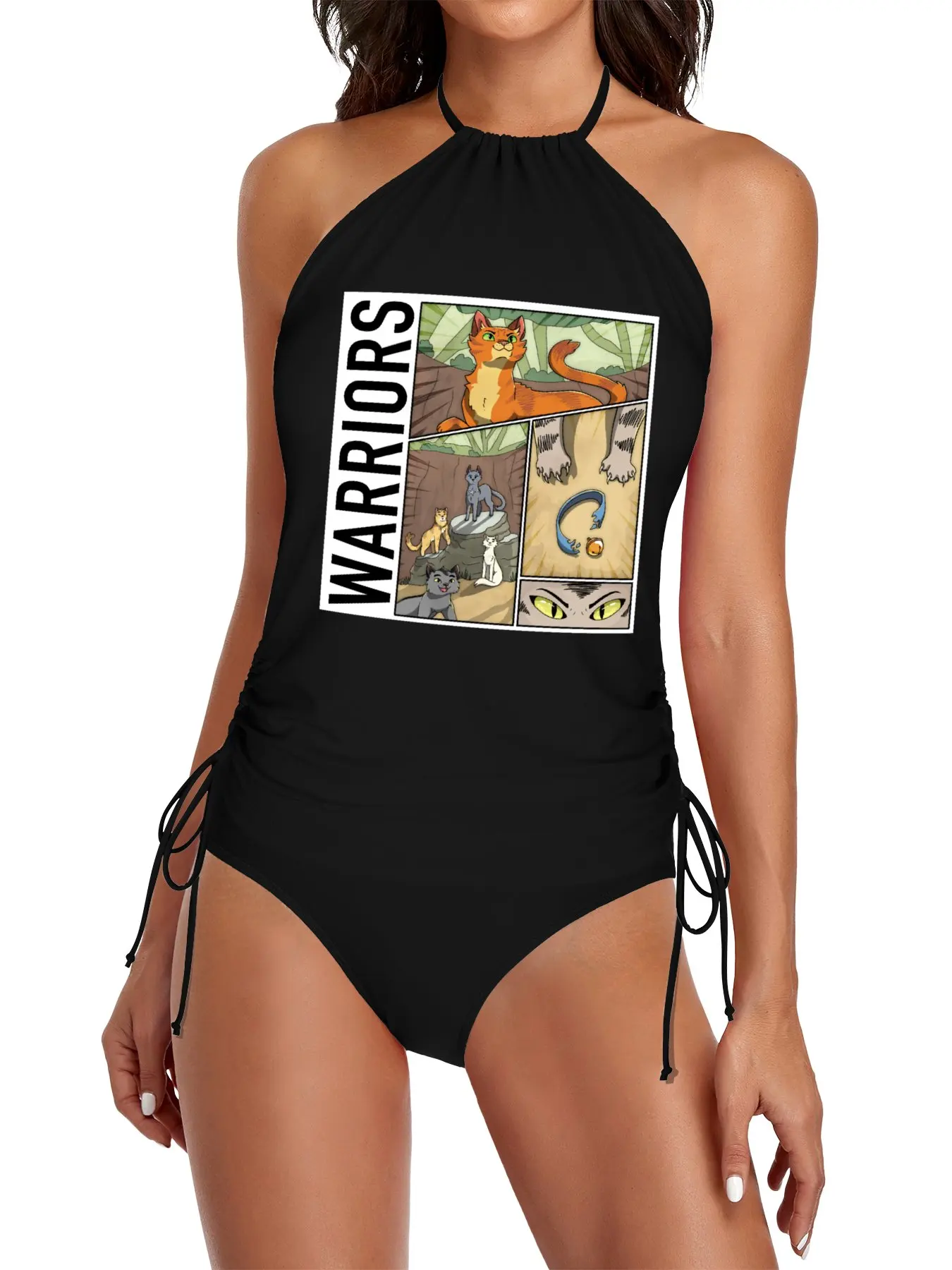 

Warrior Cats: Graphic Novel Design (full color version) Split Swimsuit Set bikini costumes woman Swimsuit bikini