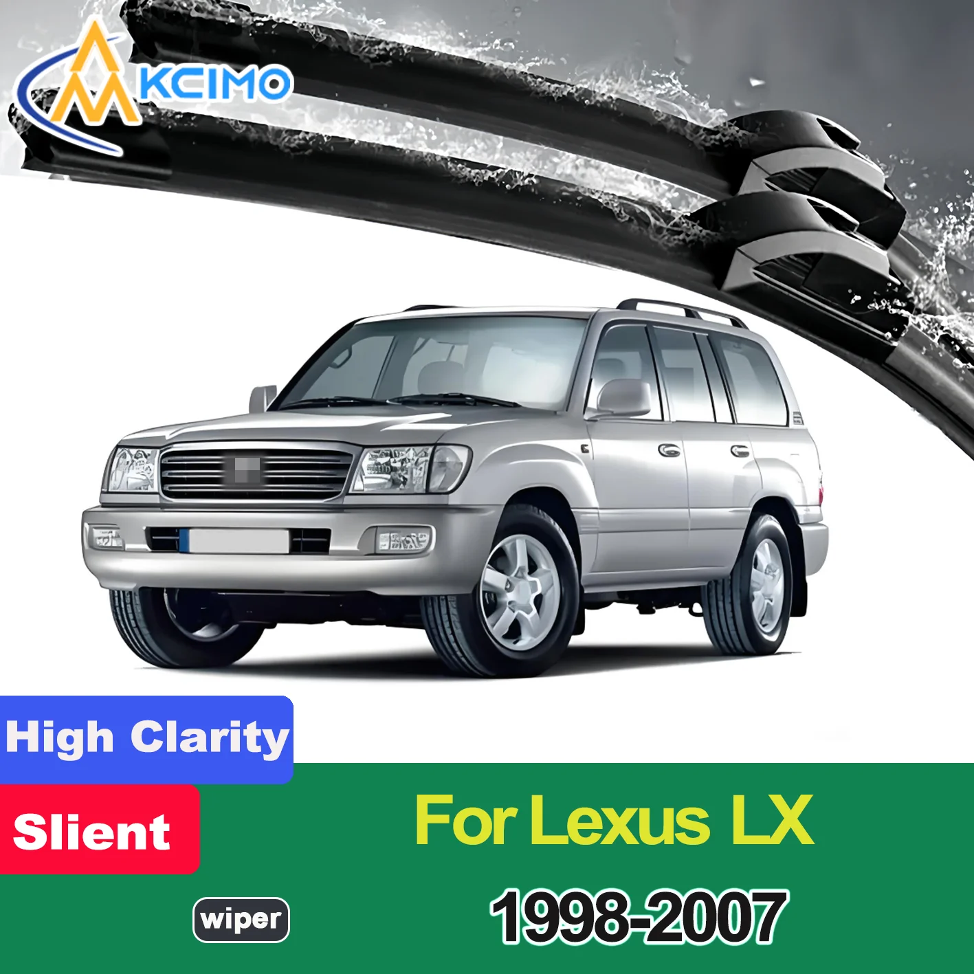 

2PCS New Front Windshield Wiper Blade for Lexus LX J100 1998-2007 Toyota Land Cruiser Cygnus (J100) Front Windshield Accessories