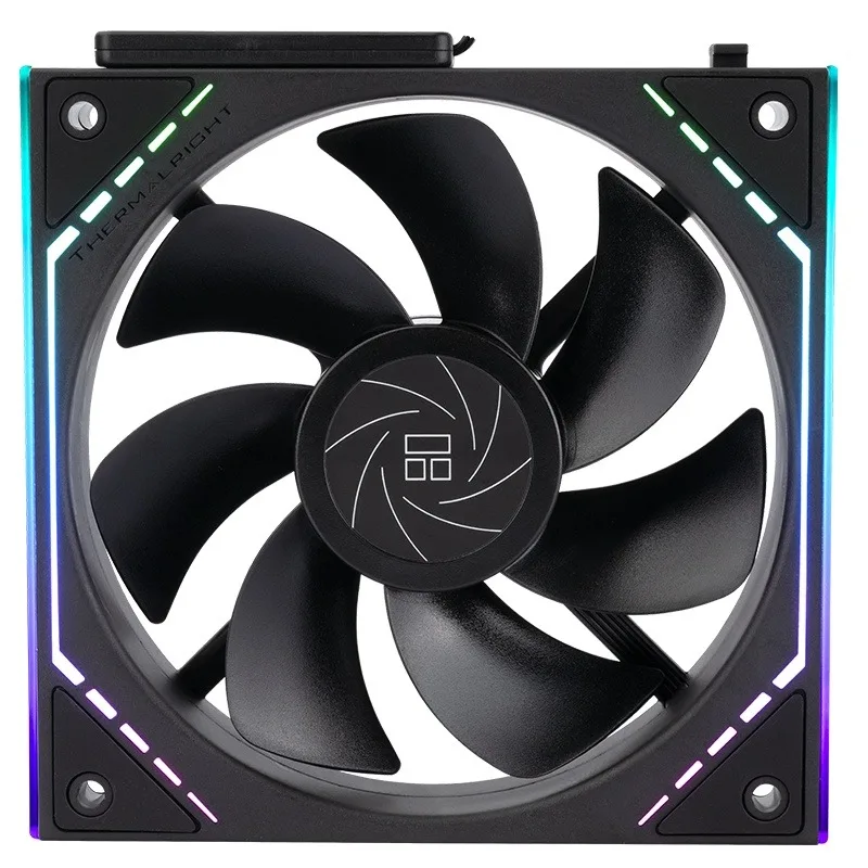 Thermalright TL-M12QR X3 120mm ARGB CPU ファン ARGB ライト効果無限ミラーケースファンクーラー 4pin PWM PC 反転ファン