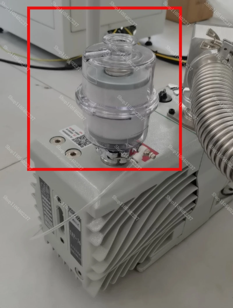 2XZ 2X Oil Demist Device Oil Separation Exhaust Filter KF25 KF40 Interface 0.1 micron for vacuum pump