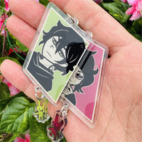 Anime Game Andrew Ashley  Brother and sister Cosplay Keychain Accessories Pendant Badge Gift