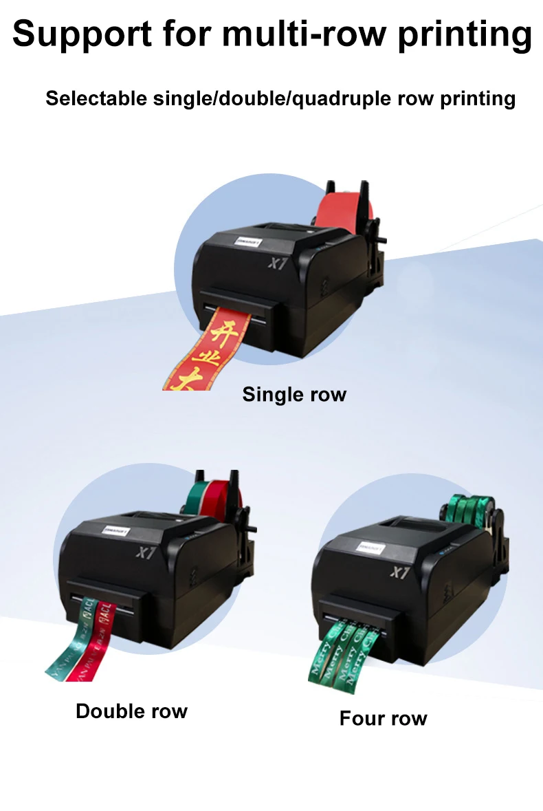 Hot Sale Easy To Operate Digital Ribbon Foil Printer For Satin Ribbon Printing Machine