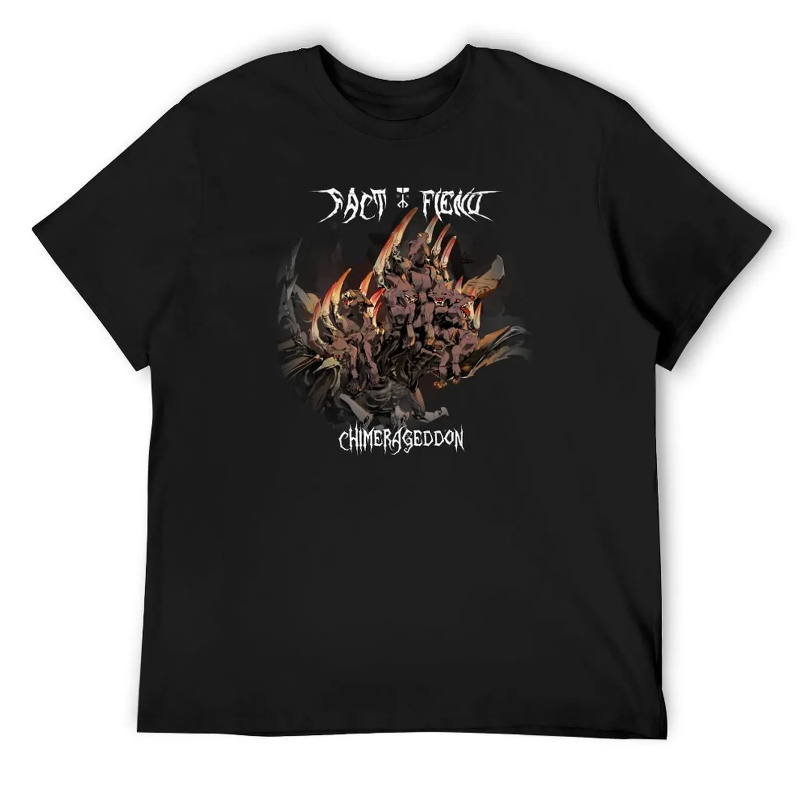 

Chimerageddon - A Fact Fiend Album (White Text) T-Shirt customs design your own mens graphic t-shirts