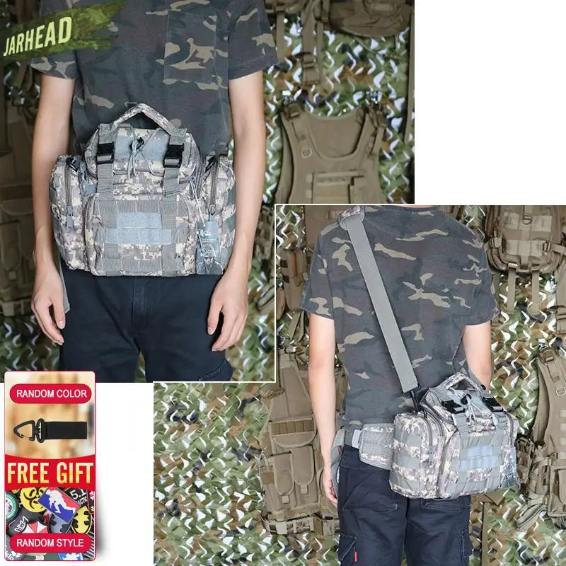 Outdoor Men Camouflage Camping Camera Bag Multi-Functional Super Magic Tactical Pockets Hunting Fishing Waist Bag