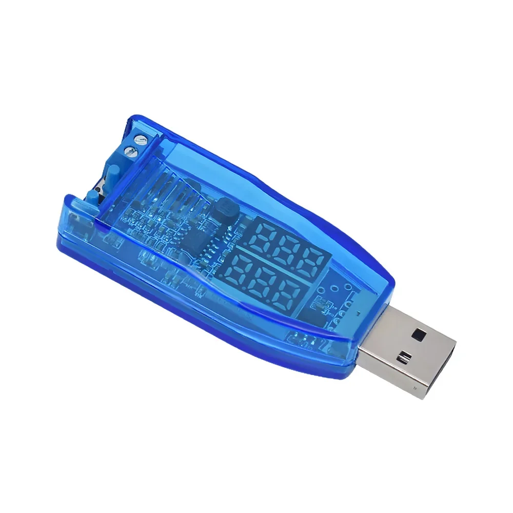 DC-DC CNC USB Buck Boost Power Supply Regulator Module 5V to 3.3V 9V 12V 24V Desktop Step UP Down DC Digital Display Converter