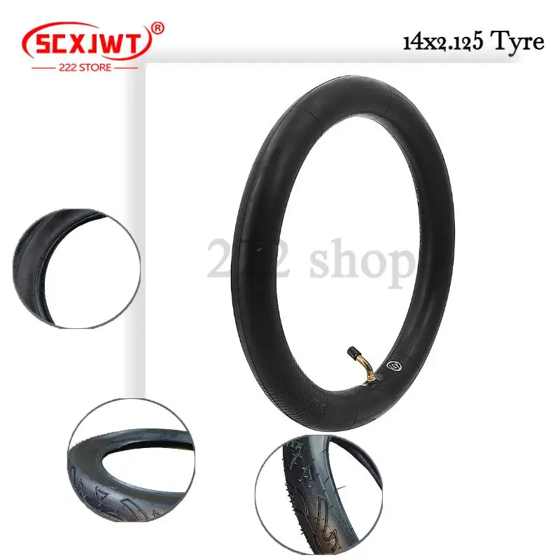 

14-дюймовый надувной скутер, электрическая велосипедная шина 14x2,125, детский велосипед, детали колес детского велосипеда, внешняя шина
