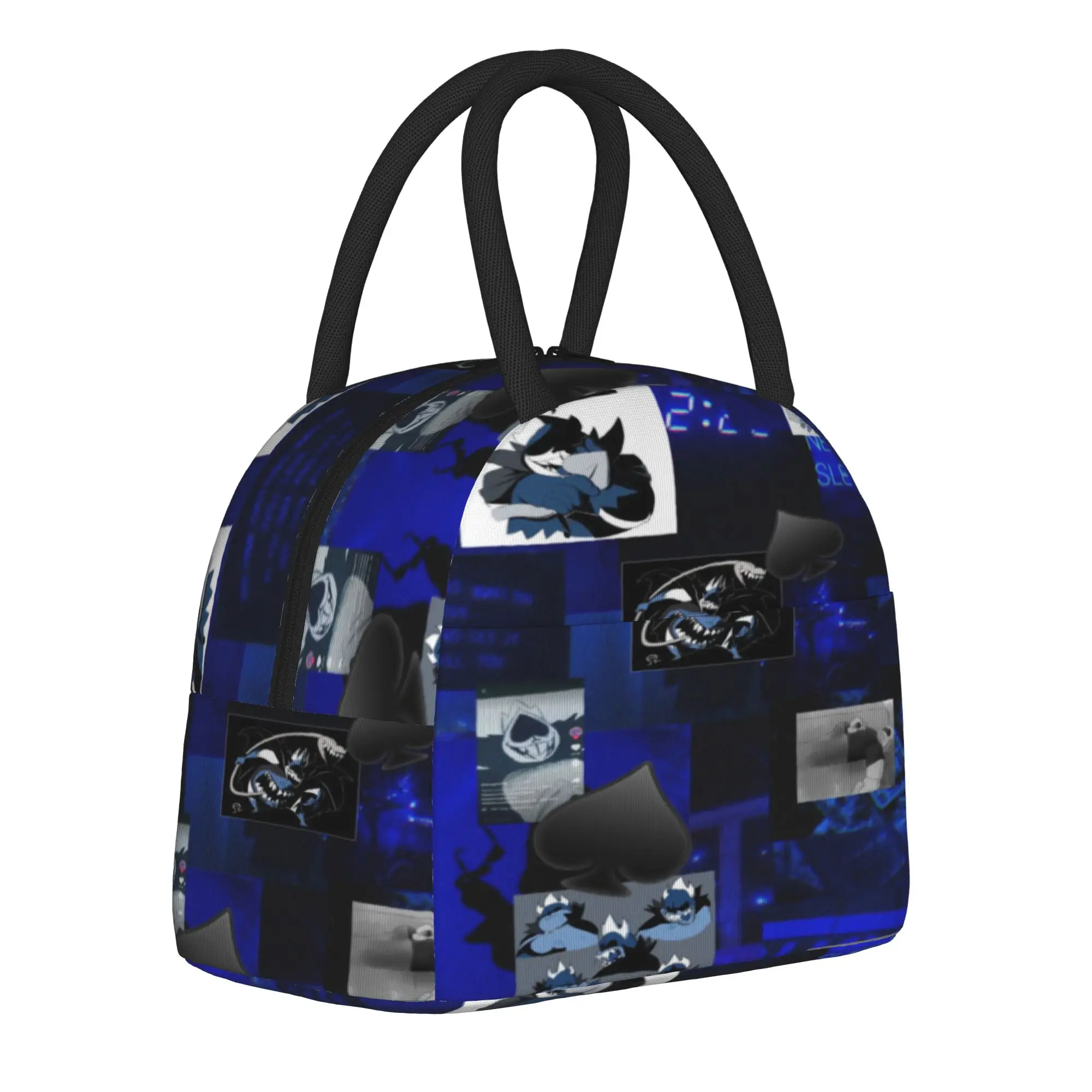  Lancer Face  Accessories Insulated Lunch Bag For School  Food Storage Bag Reusable Thermal Cooler Lunch Boxes