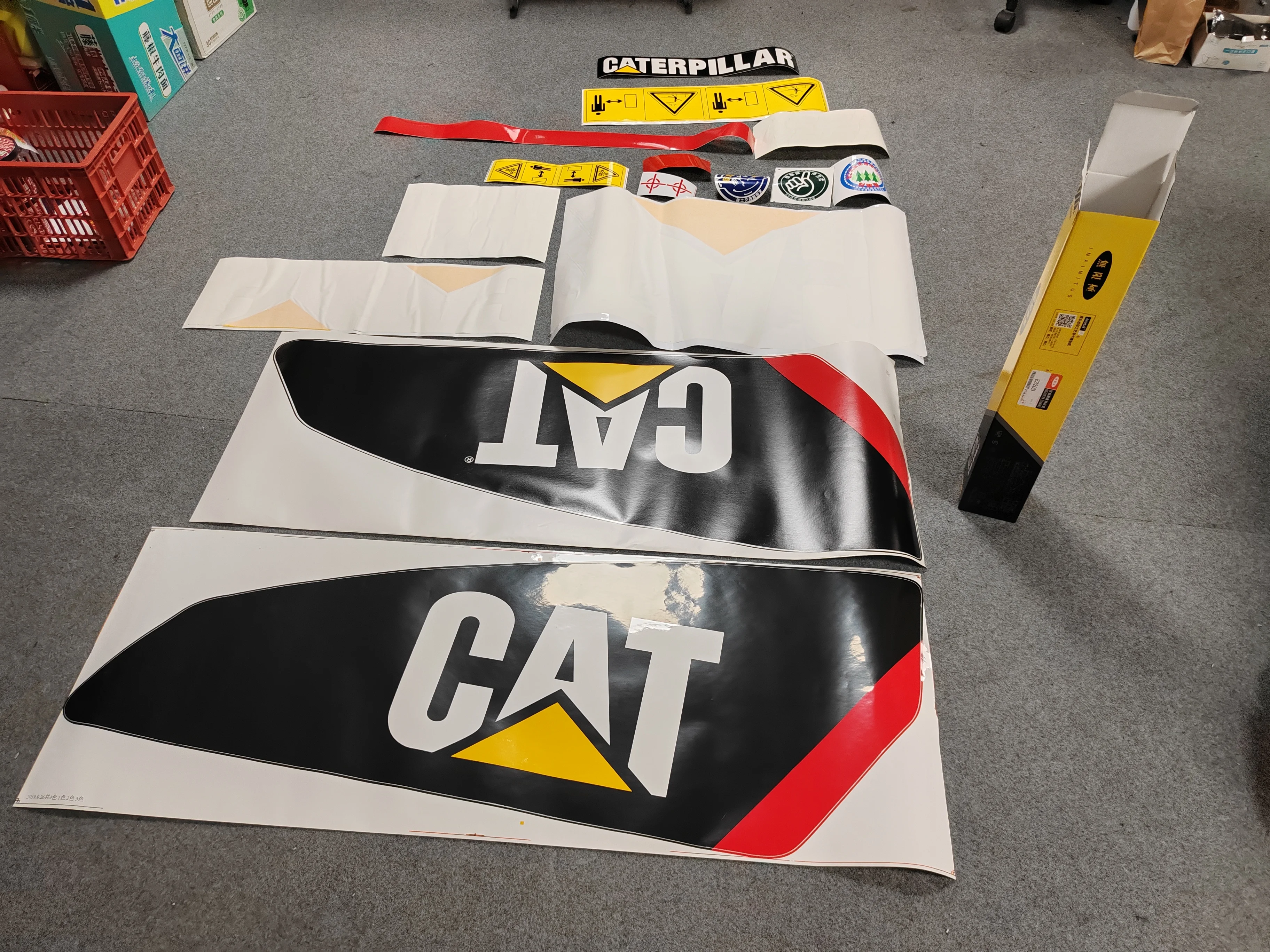 

For CAT 320D Excavator Sticker All Car Stickers Vehicle Mark Display Number Letter of Sticker Icon