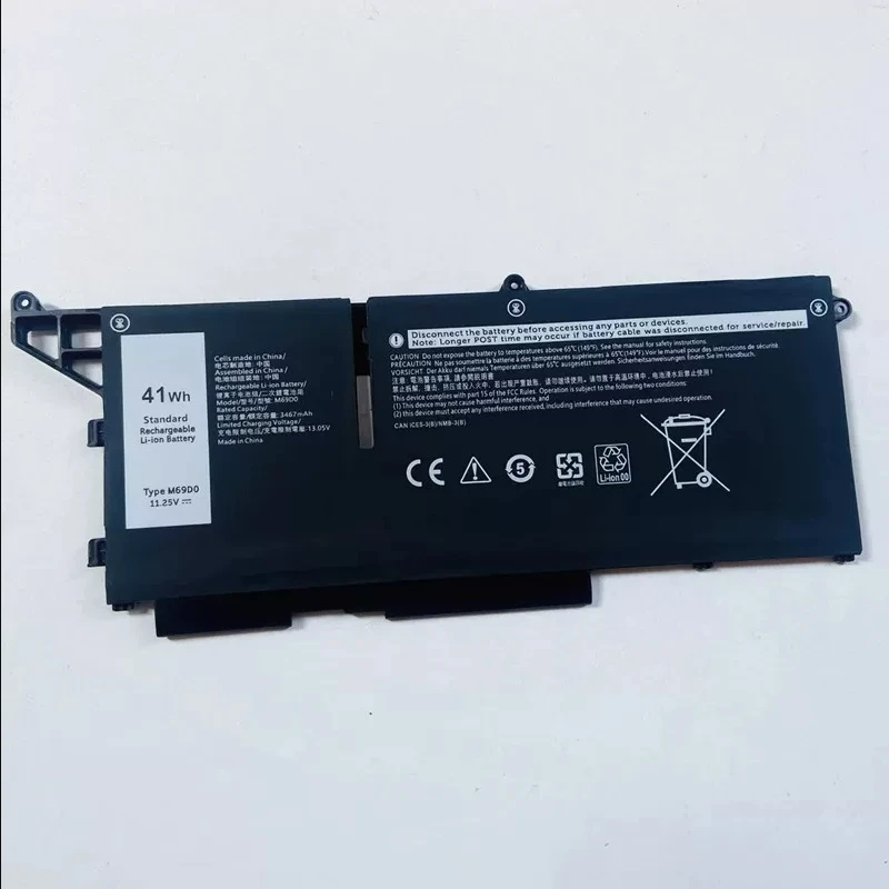 Laptop Battery M69D0 8WRCR 01VX5 404T8 51R71 293F1 For Latitude 13 7330 Rugged Extreme Series Notebook  11.25V/41Wh/3467mAh