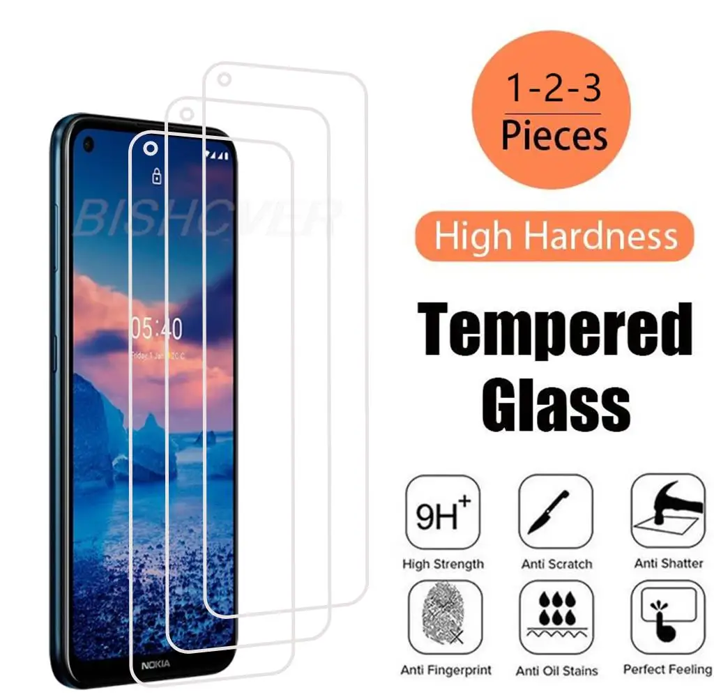 For Nokia 5.4 TA-1333 TA-1340 Tempered Glass Protective On For Nokia 5.4 6.39