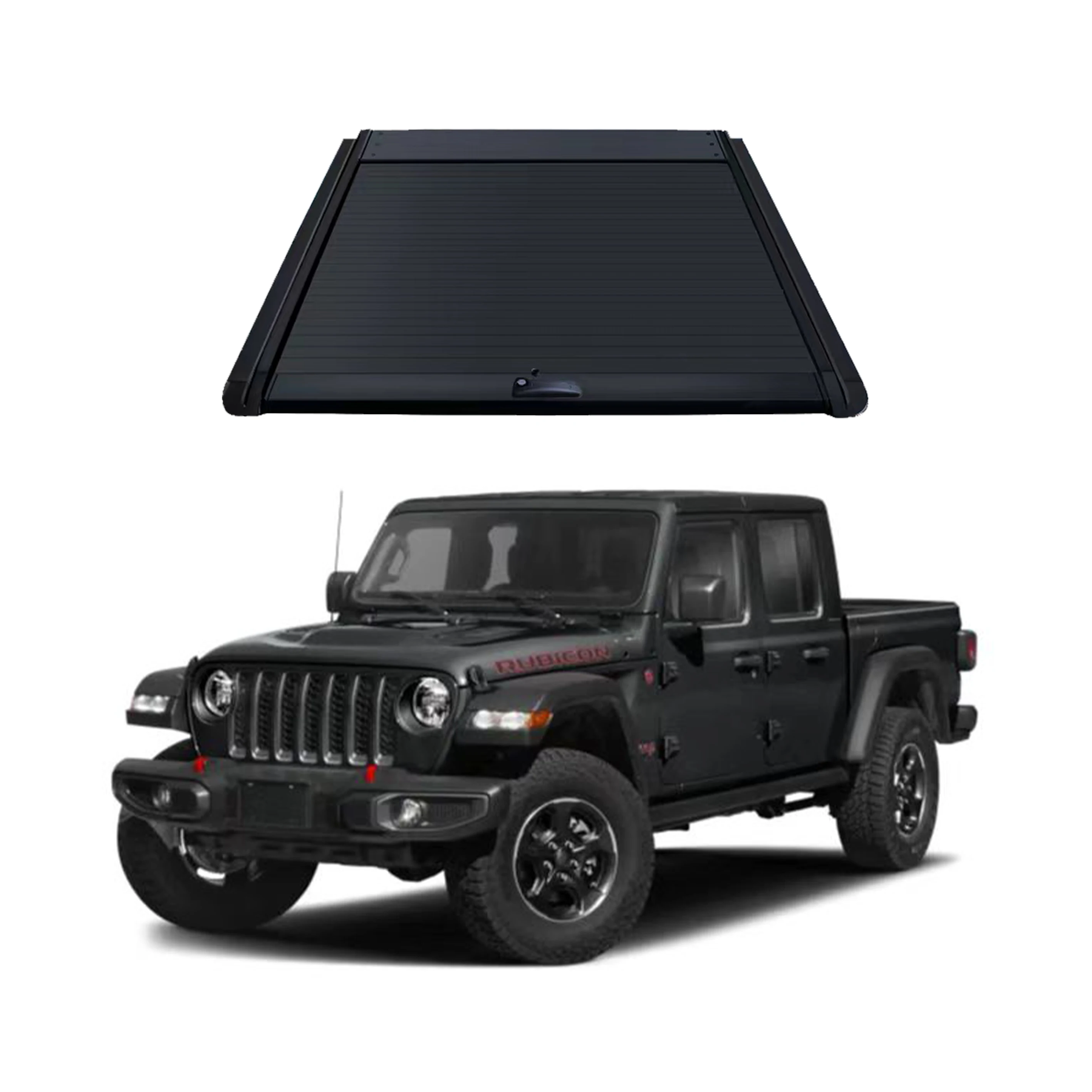 

Pickup Rear Cover for Je Gladiator Double Cab Tonneau Cover Hard Lid Roller Shutter Back Cover