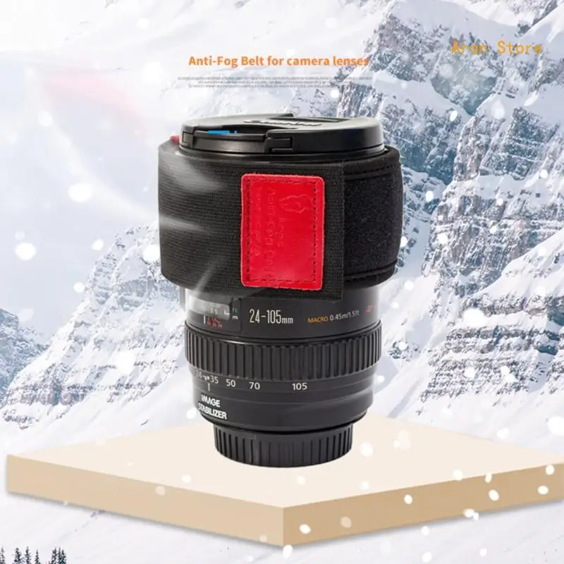 Lens Heater Warmer Belts Len Heater Strips with USB for Cold Weather Photography H3CF