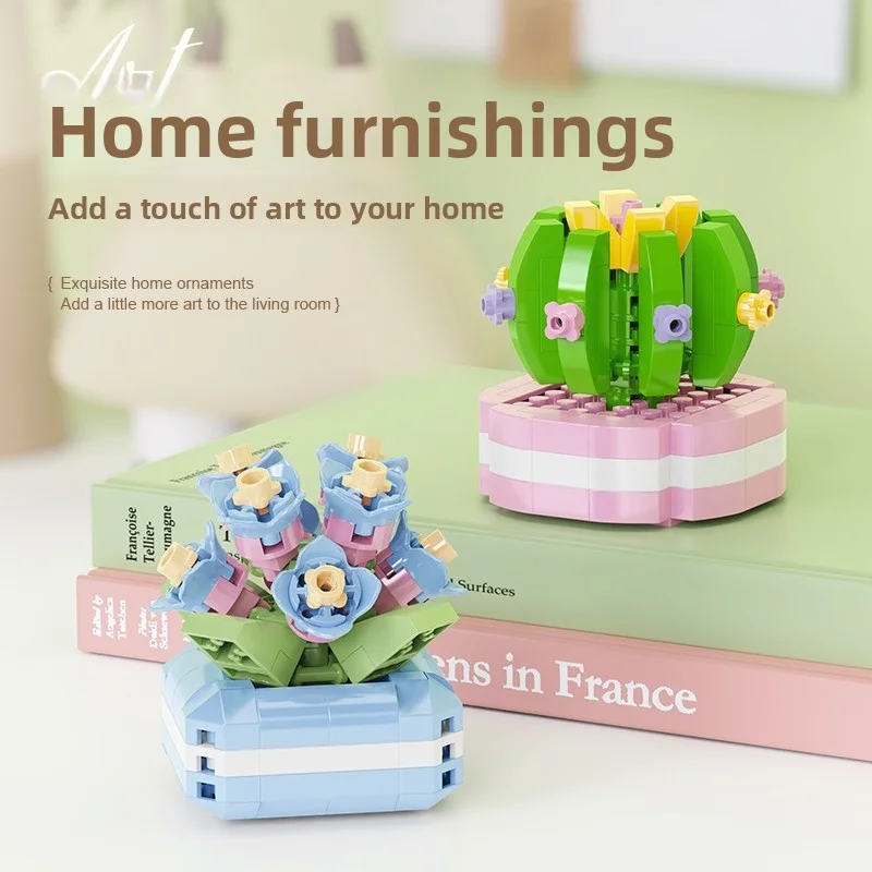 مكعبات بناء عصارية شفاء، مجموعة من النباتات الخضراء التي لا تحتاج إلى سقي، وضعي الحديقة بأكملها في صندوق