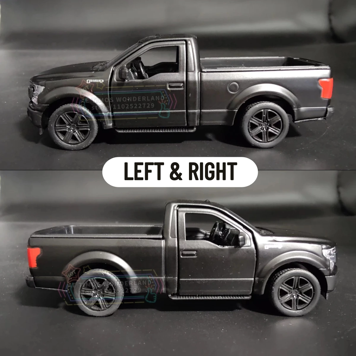 1:36 Ford F150 Raptor Pickup Car Model Scale Metal Diecast Replica Home Office Miniature Art Vehicle Decoration Kid Boy Toy