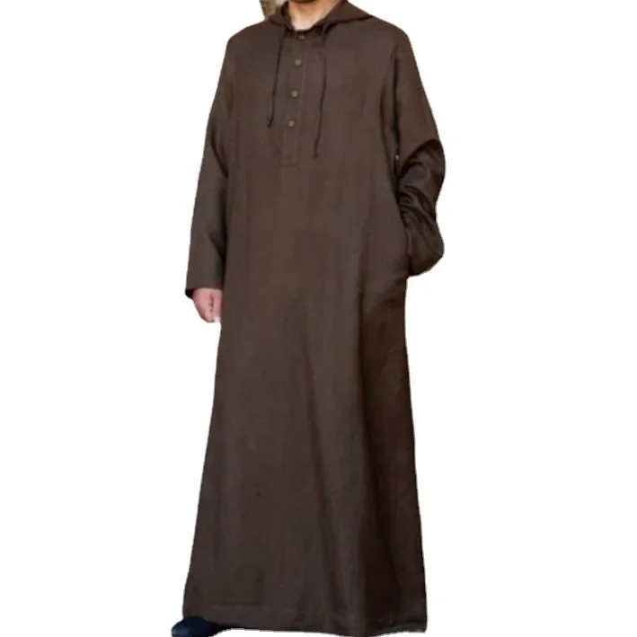 Men Simple Long Style Muslim Dress Abayas Long Robe Saudi Striped Abaya Moroccan Caftan Islam Dubai Arab Muslim 2024 S-5XL