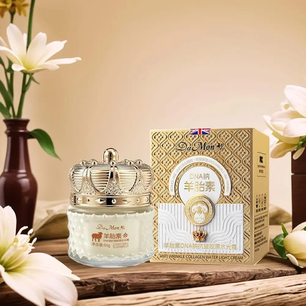 

Demanni Sheep Placenta Anti-Wrinkle Cream Superconducting Collagen Transdermal Firming 7-Day Moisturizing Essence Reduce Wrinkle