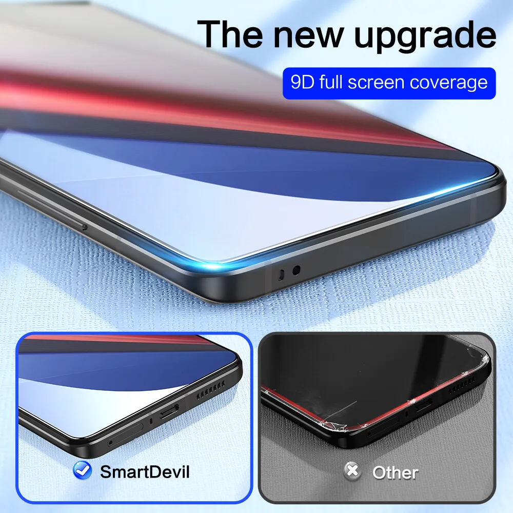 SmartDevil Screen Protector for VIVO IQOO 11S 11 10  HD Tempered Glass Film Clear Anti-blue light for Vivo X100S X200 Pro Mini