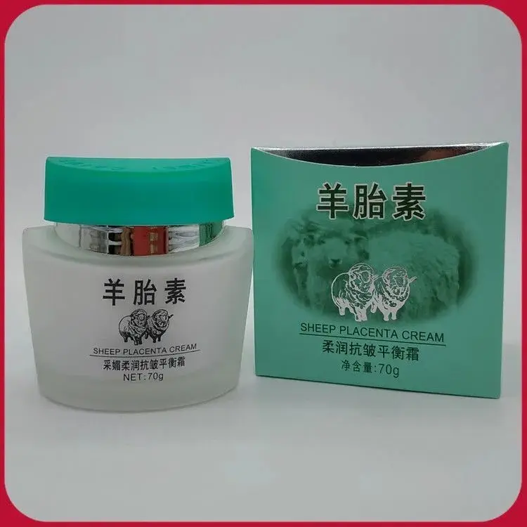 Lamb Placenta Cream 70g, Anti-Aging & Moisturizing Face Treatment, Reduces Wrinkles, Hydrates & Firms Skin