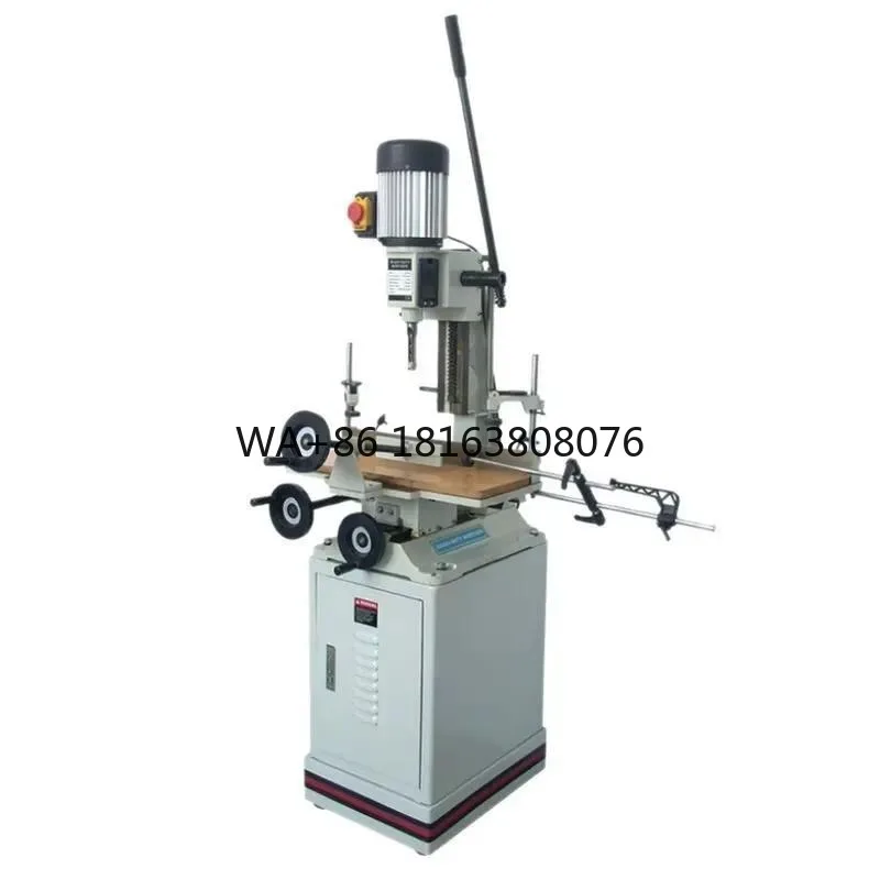 High Quality Semi-Automatic Mortiser Machine with Motor for Woodworking Bench Square Hole Drilling Hollow Chisel 1100W