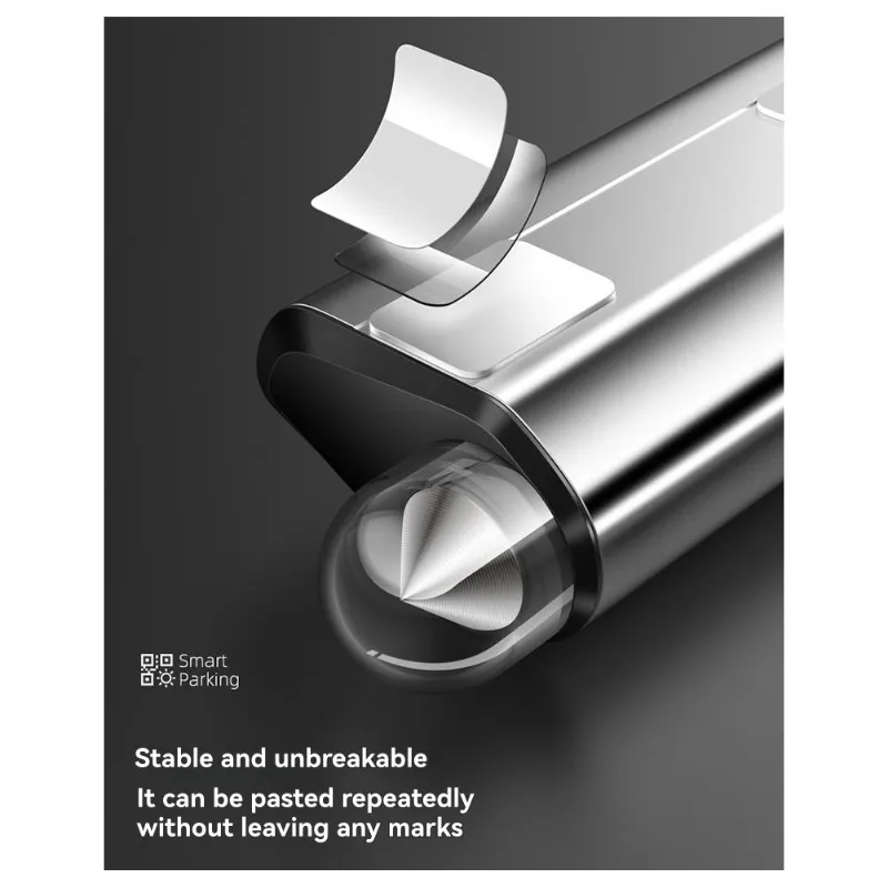 علامة وقوف السيارات ABMF مع شحن بالطاقة الشمسية وإضاءة LED وتعديل الأسطوانة #3