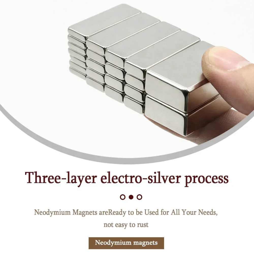 Super Strong Block Neodymium Magnet Powerful Magnets N35 small Permanent Magnetic NdfeB Refrigerator Magnet 30x10x4 30x20x10mm