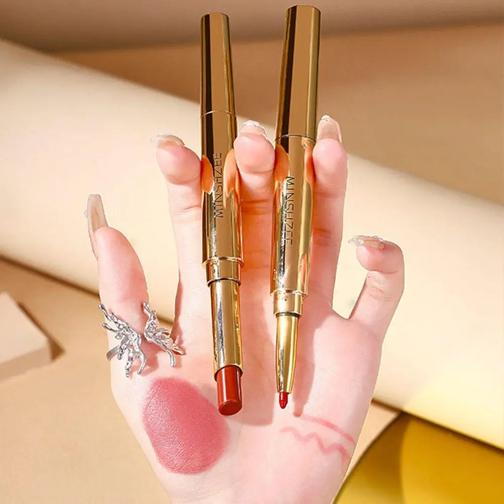 防水 8 色リップライナーペンシル長期的なソフトスムーズマットプロフェッショナルリップ化粧品メイクアップツール