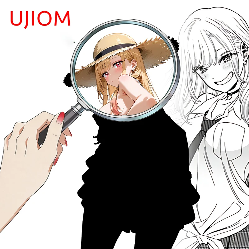 UJIOM Kitagawa Marin Wall Sticker Fashionable Attractive Scratch Proof PVC Decal Suitable For Wardrobe Venner Decoration