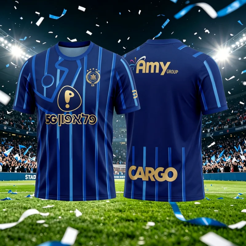 T-shirt à manches courtes pour fans de football, tendance moderne d'été, maillot de sport Maccabi, respirant, doux et confortable, pour toute la famille et les enfants