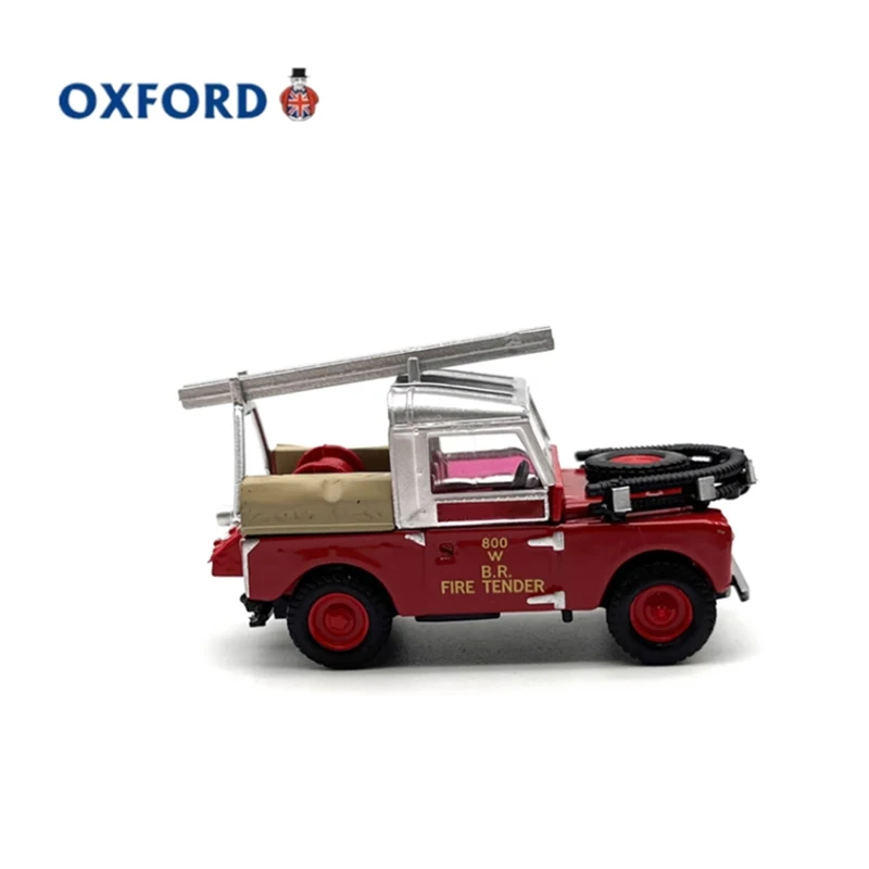 OXFORD Diecast Schaal 1:76 88 Brandweerwagen Legering Klassieke automodel Eindproduct Simulatie Speelgoedcollectie Statisch modelornament