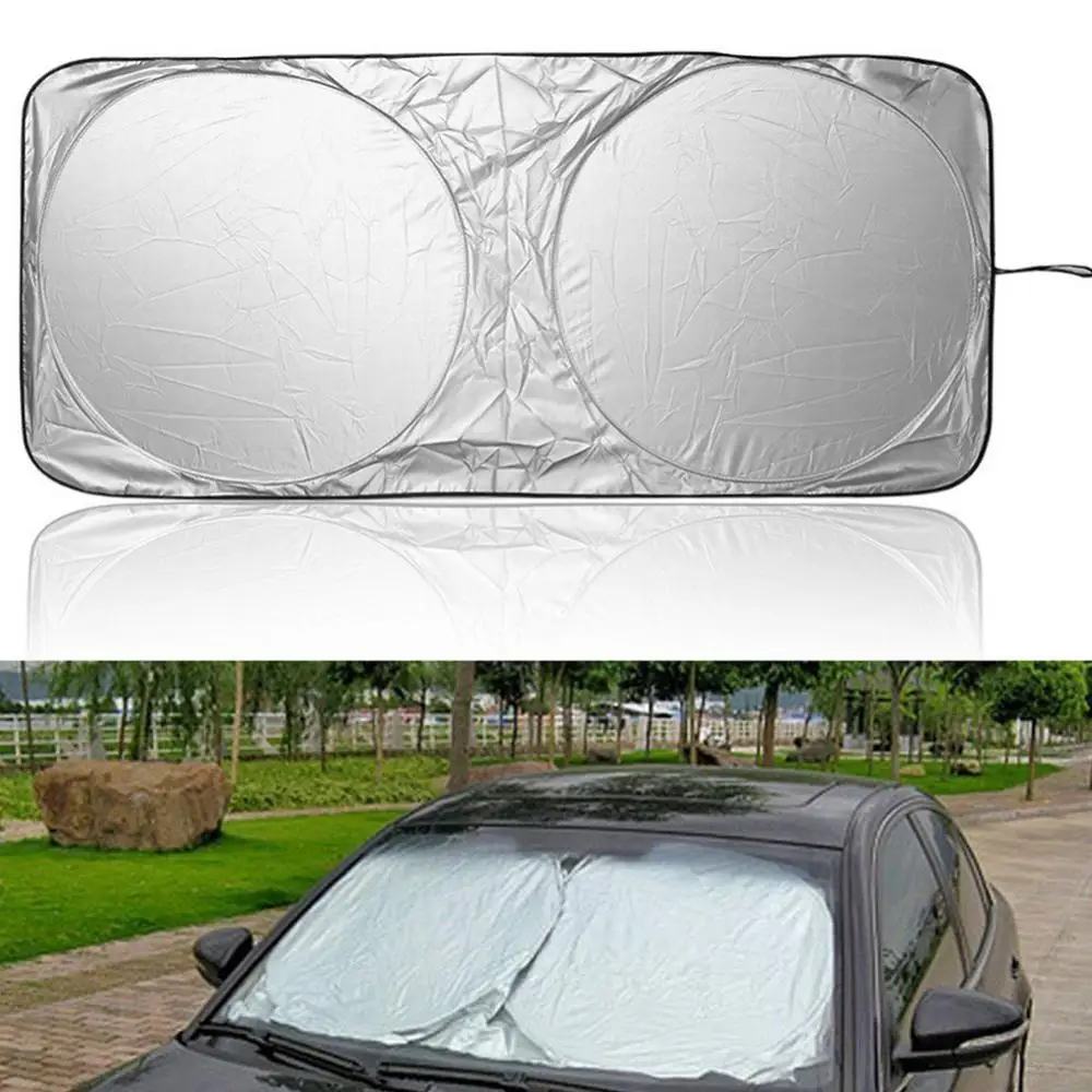 Car Front Window Sun Shade Visor Folding Windshield Anti-UV Cover Protector